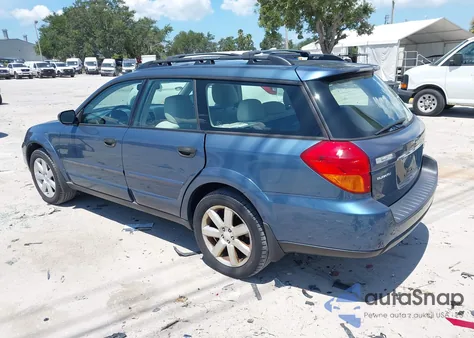 2006 Subaru Outback 2.5I из США, поврежденный, VIN 4S4BP61C067356525